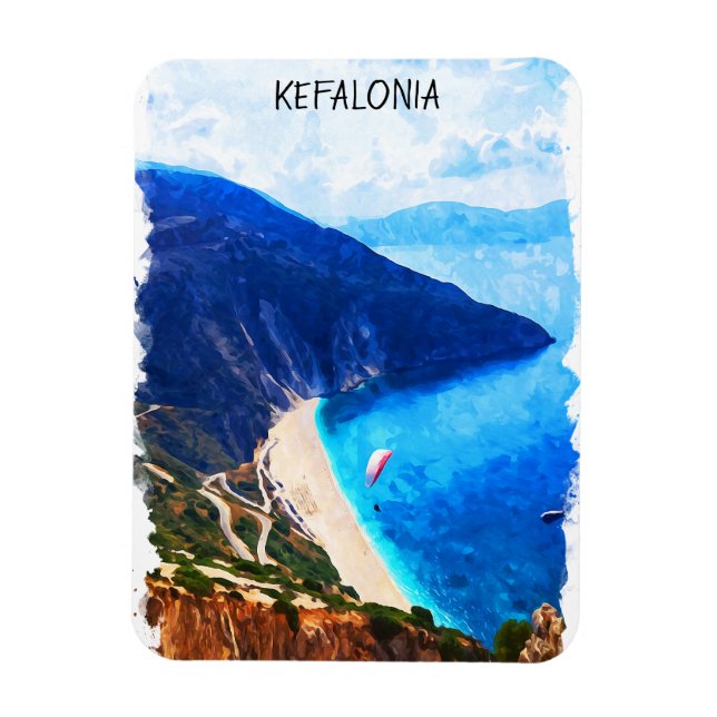 Íman Incrível Grécia de Kefalonia (Vertical)