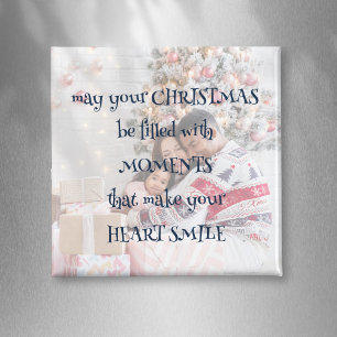 Íman Incrível Natal Dizendo Sobreposição de Fotos