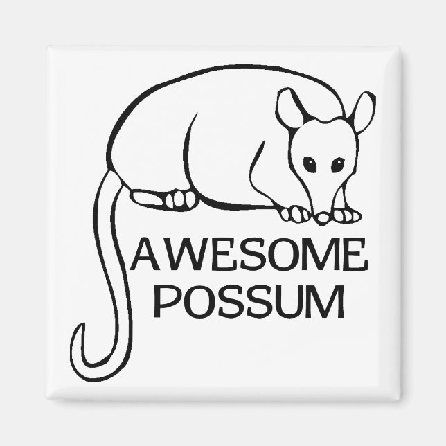 Íman Incrível Possum (Frente)