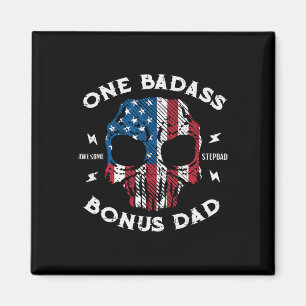 Íman Incrível Stepdad Bônus Pai Dia dos Pais Bandeira d