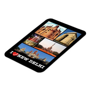 Íman Índia - Nova Deli - I Love - Magnet