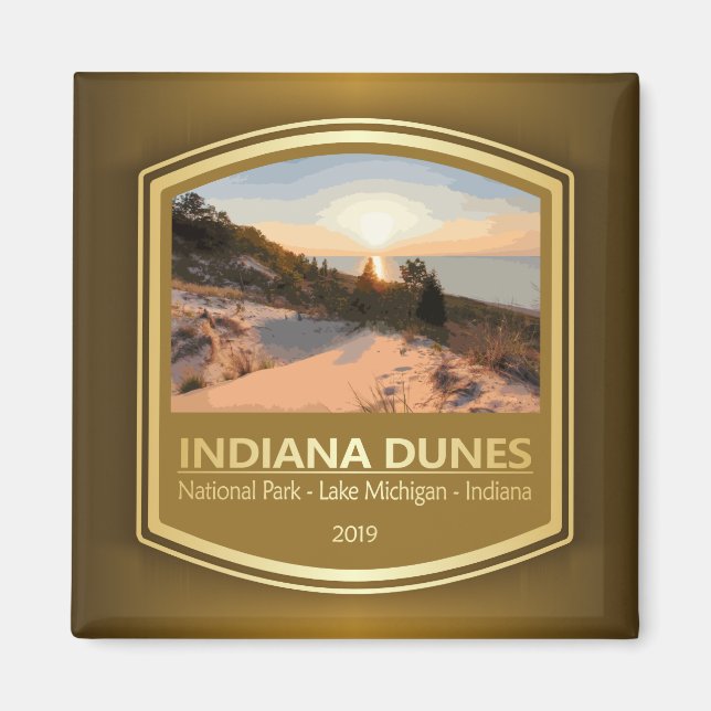 Íman Indiana Dunes NP (PF1) (Frente)