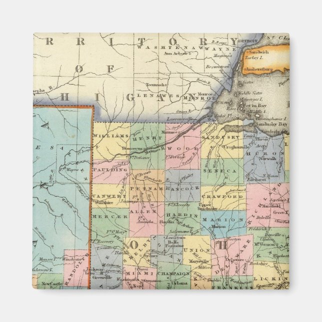 Íman Indiana, Ohio (Frente)