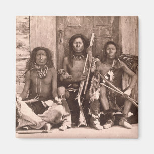 Íman Indianos de Spokane, 1861 (foto de b/w)