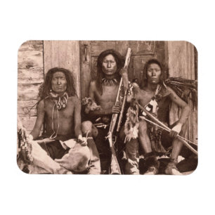 Íman Indianos de Spokane, 1861 (foto de b/w)