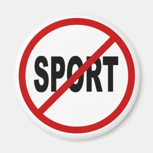 Íman Indicação permitida esporte do sinal de /No do