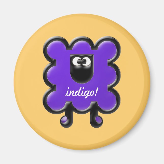 Íman indigo woollie (Frente)