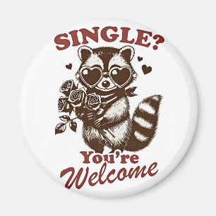 Íman Individual? Você é bem-vinda, Namorados Raccoon