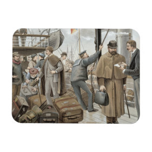 Íman Indo a bordo no Tilbury, 'de P & de O Pencillings