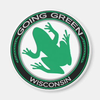 Íman Indo ao Sapo de Wisconsin Verde