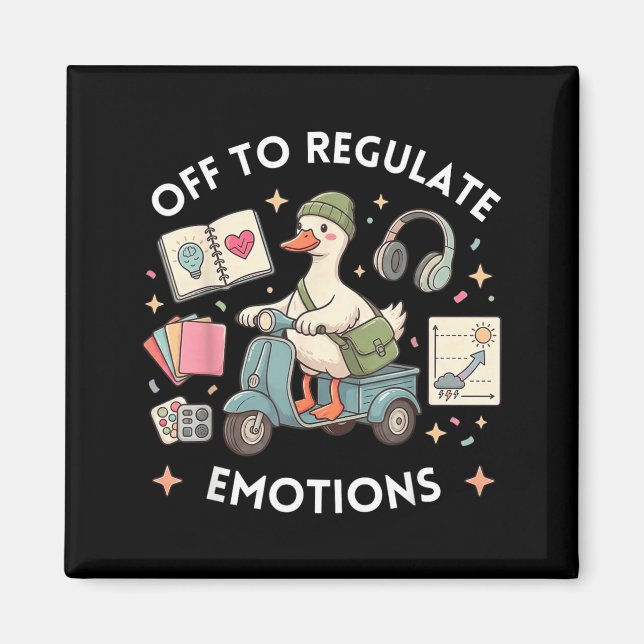 Íman Indo Regular Emoções Funny Goose Aba Therapy (Frente)