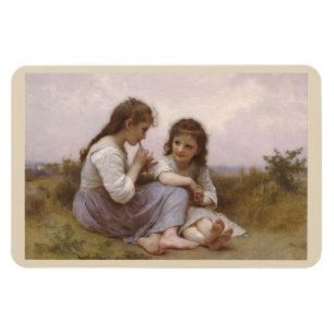 Íman Infância Idyll por Bouguereau Magnet
