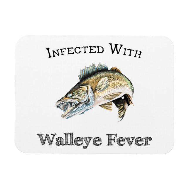 Íman Infectado Com Febre Walleye (Horizontal)