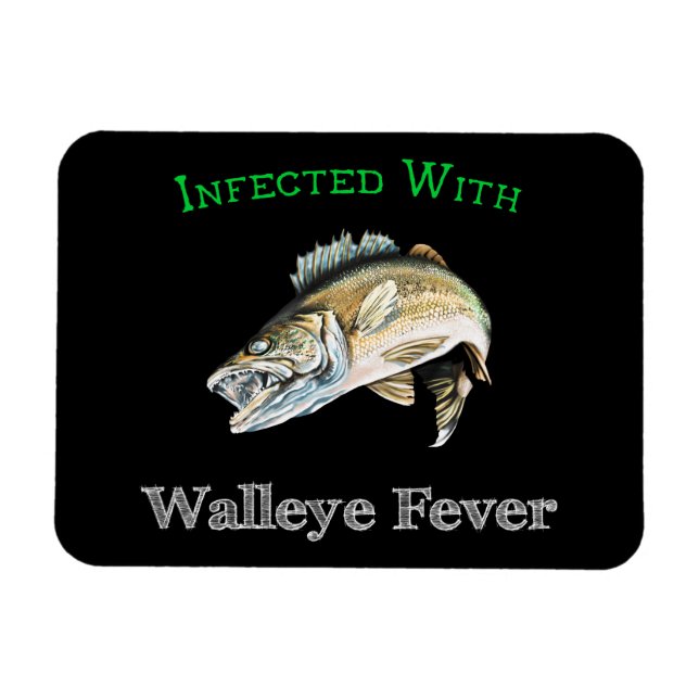 Íman Infectado Com Febre Walleye (Horizontal)