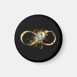Íman Infinidade com a pena Pavão de Ouro