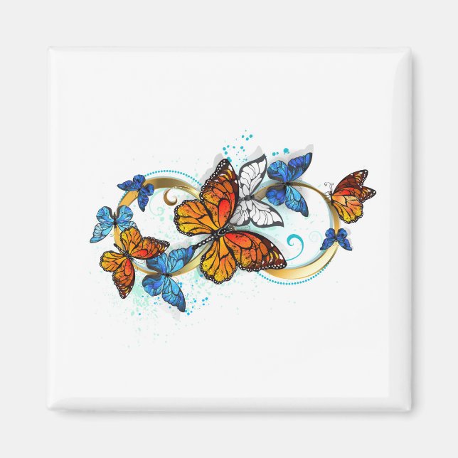 Íman Infinity of Monarch Butterflies (Frente)