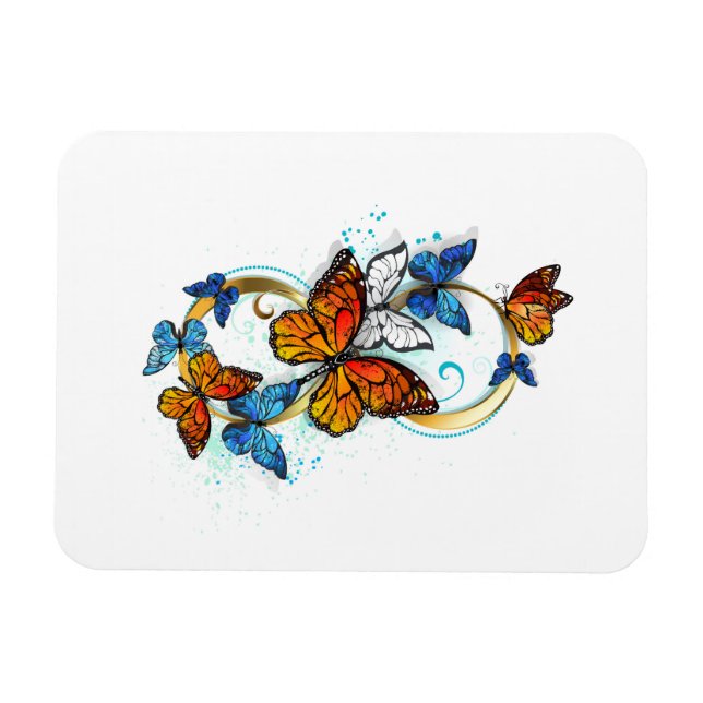 Íman Infinity of Monarch Butterflies (Horizontal)
