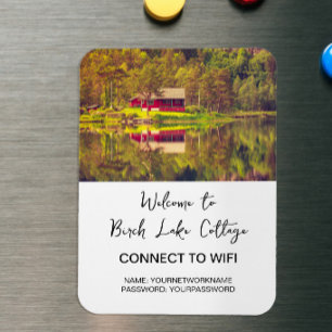Íman Informações de WiFi para Aluguel de Férias, Casa,