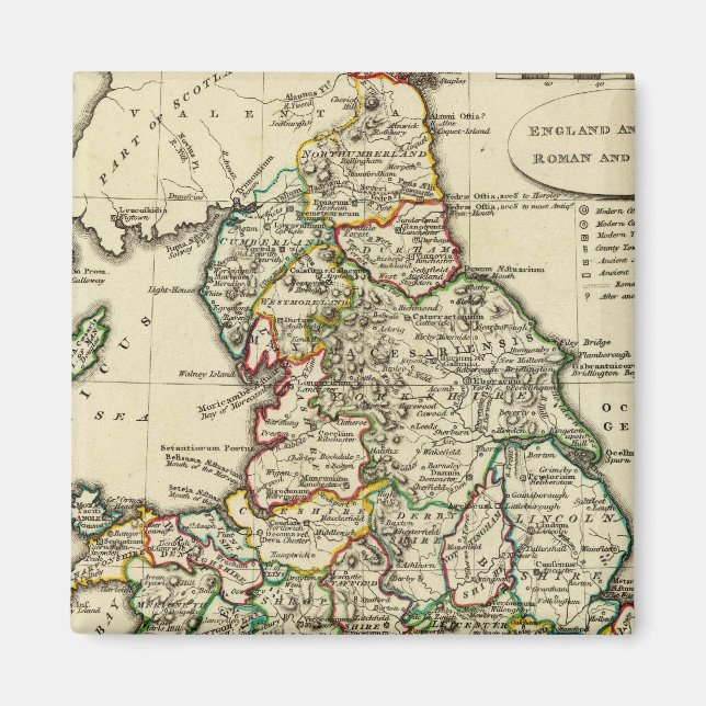Íman Inglaterra, País de Gales romano, moderna (Frente)