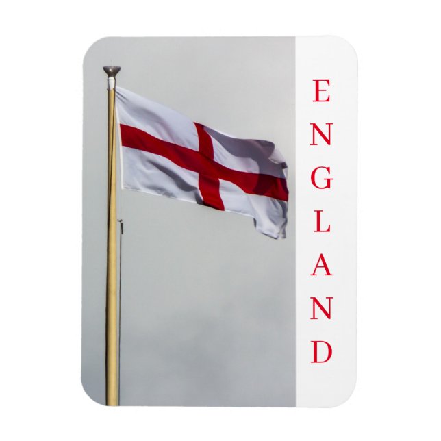 Íman Inglaterra sinaliza para imã de geladeira próxima (Vertical)