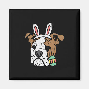 Íman Inglês Bulldog Bunny Dog Proprietário do Pão Mulhe