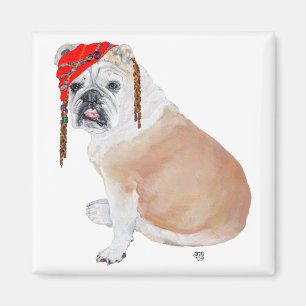 Íman Inglês Bulldog Pirate Magnet
