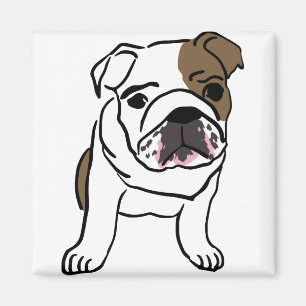 Íman Inglês Bulldog Shirts Nope Lazy English Bull