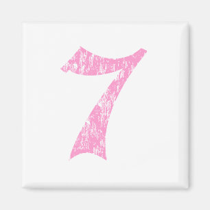 Íman Inglês cor-de-rosa de #7 Olde