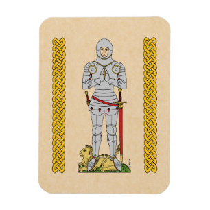 Íman Inglês Medieval Knight Circa 1430