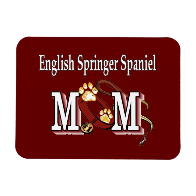 Íman Inglês Springer Spaniel Mamãe Oferta (Horizontal)