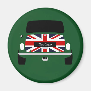 Íman Ingleses clássicos que competem o carro verde de