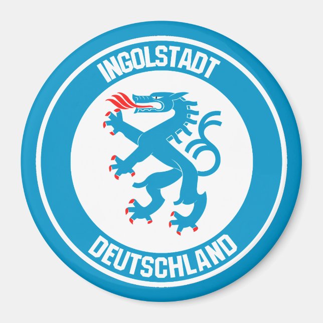 Íman Ingolstadt Round Emblem (Frente)