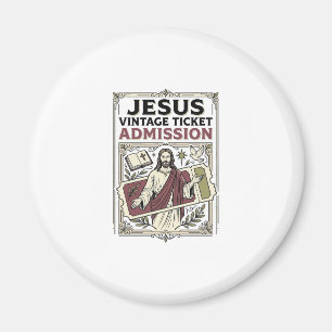 Íman Ingresso Jesus Vintage Admissão Jesus Vintage Tick