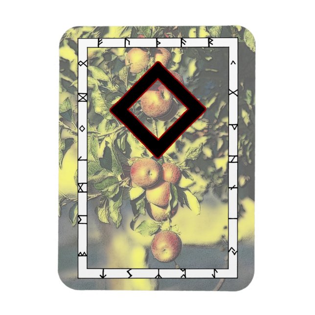 Íman Ingwaz Rune Magnet - Herói! (Vertical)