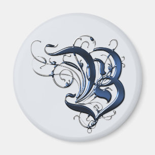 Íman Iniciais de Vintage B