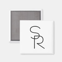 Iniciais Sobrepostos com Vista Moderna