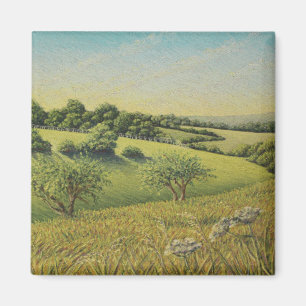Íman Início da noite Sun, penas de Epsom, Pastel de