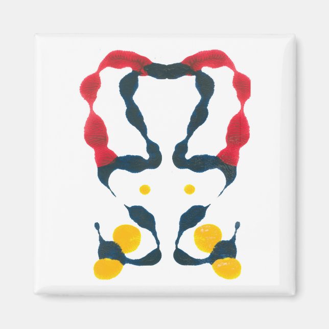 Íman Inkblot Art (Frente)