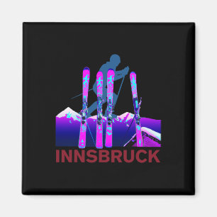 Íman Innsbruck Skiing and Snowboard Retro 90s Innsbr