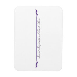 Íman Inserir citação Inspiracional Aqui - Roxo