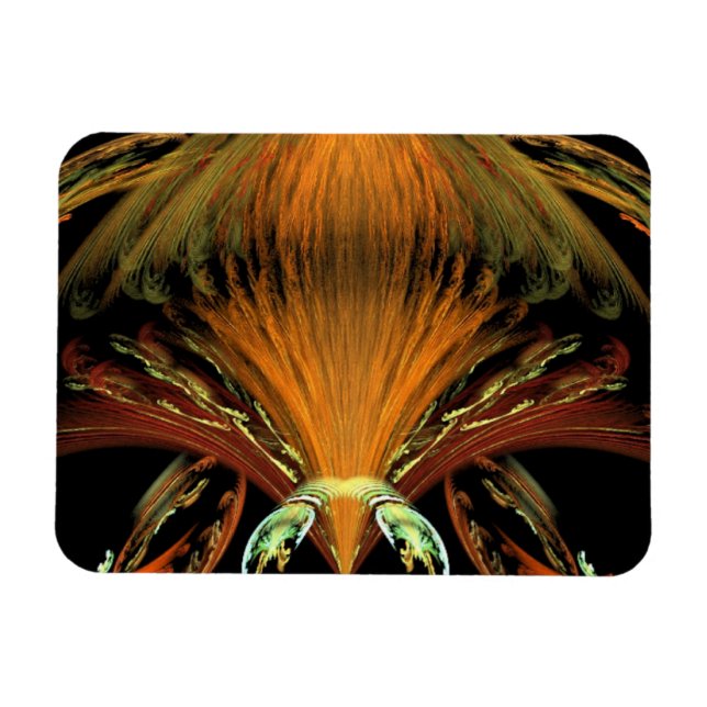 Íman Inseto Laranja alienígena (Horizontal)