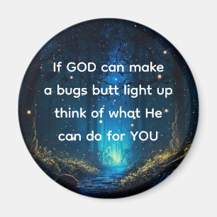 Íman Insetos Bumbum Acende Firefly inseto Engraçado