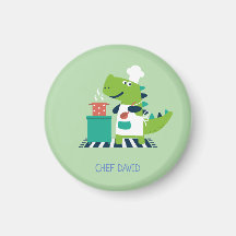 Insígnia de chef dinossauro