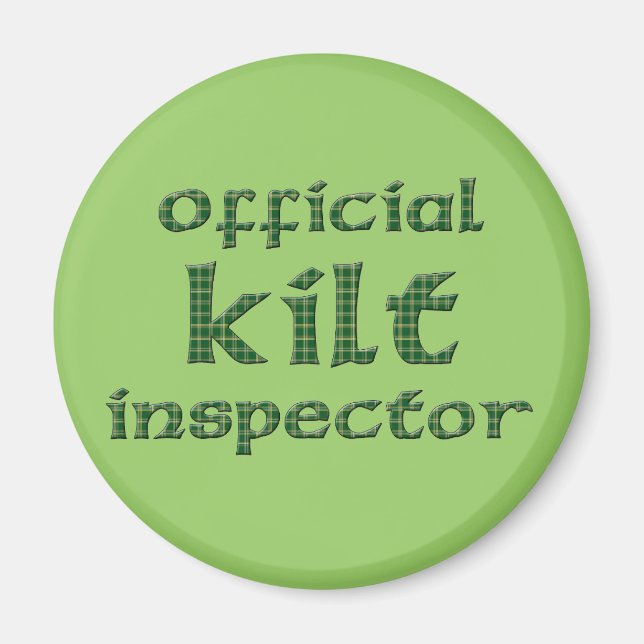 Íman Inspetor oficial do Kilt (Frente)