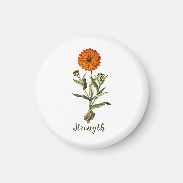 Íman Inspiração de força Marigold (Frente)