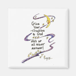 Íman Inspiração "Dê seus problemas a Deus"