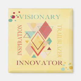 Íman Inspiração Inovadora de Trailblazer visionário