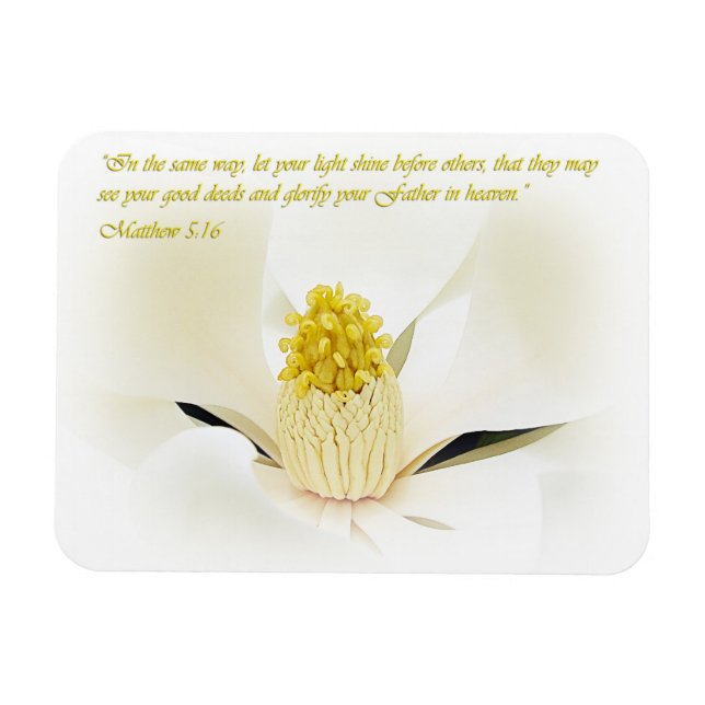 Íman Inspiração Mathew 5:16 (Horizontal)