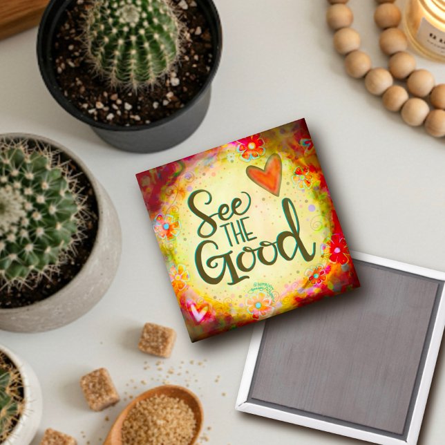 Íman Inspiração Veja a boa e Bonito inspiração cardíaca (Criador carregado)