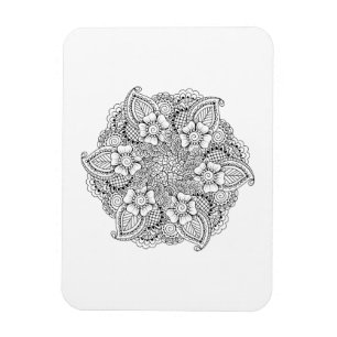 Íman Inspirado em volta do elemento